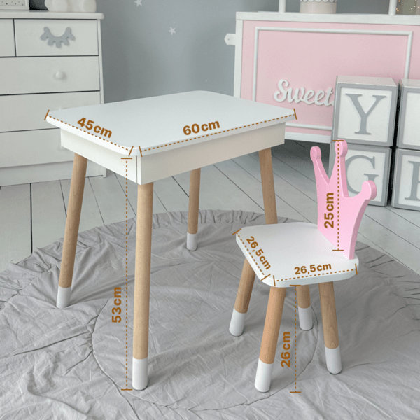 Holzstuhl Kinderstuhl Möbel Geschenk für ein Kind langlebig – Bild 4