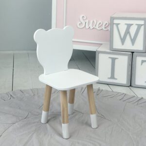 Kinderstuhl Teddybär aus Holz ideale Möbel für ein Kinderzimmer