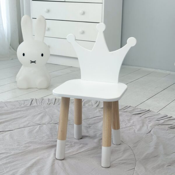 Kinderstuhl Holzstuhl für Kinderzimmer und Spiel – Bild 3