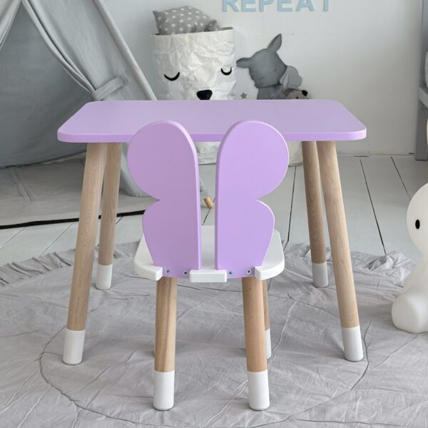 Kinderstuhl – Möbel fürs Kinderzimmer, Holzstuhl, Schreibtisch – Bild 9