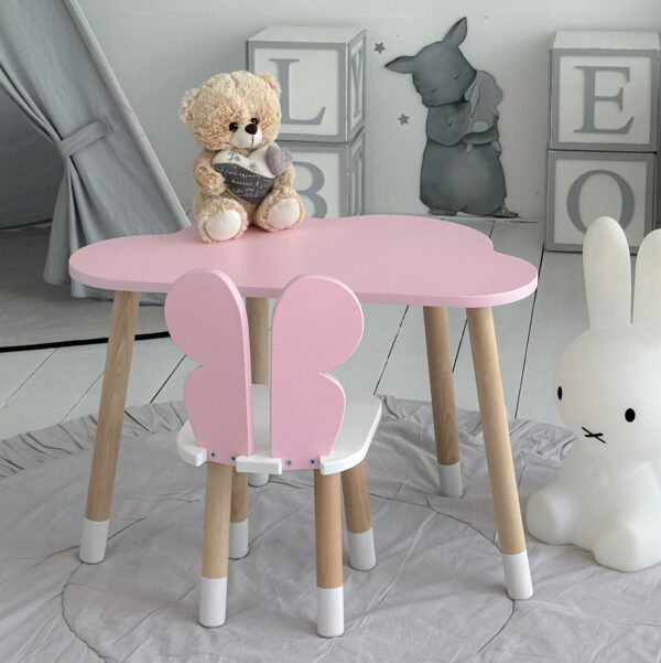 Kinderstuhl – Möbel fürs Kinderzimmer, Holzstuhl, Schreibtisch – Bild 8