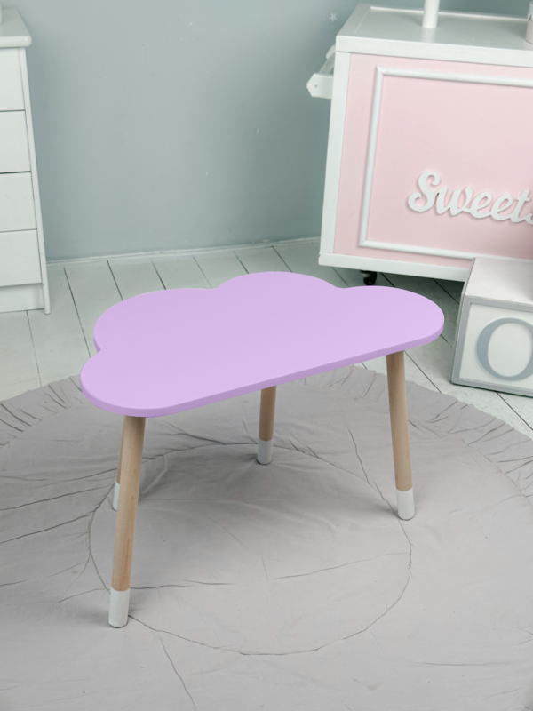 Pädagogischer Kindertisch aus Holz – Kinderschreibtisch, Geschenkidee und Möbel für das Kinderzimmer – Bild 2