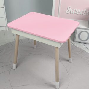 osa Kinderschreibtisch aus Holz mit Schublade – Lern- und Spieltisch, Geschenk für Kinder