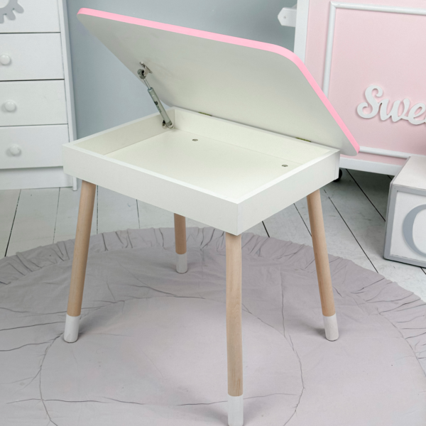 osa Kinderschreibtisch aus Holz mit Schublade – Lern- und Spieltisch, Geschenk für Kinder – Bild 2