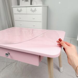 Transparente, wasserdichte Silikon-Schutzfolie für Kindertisch – idealer Möbelschutz!